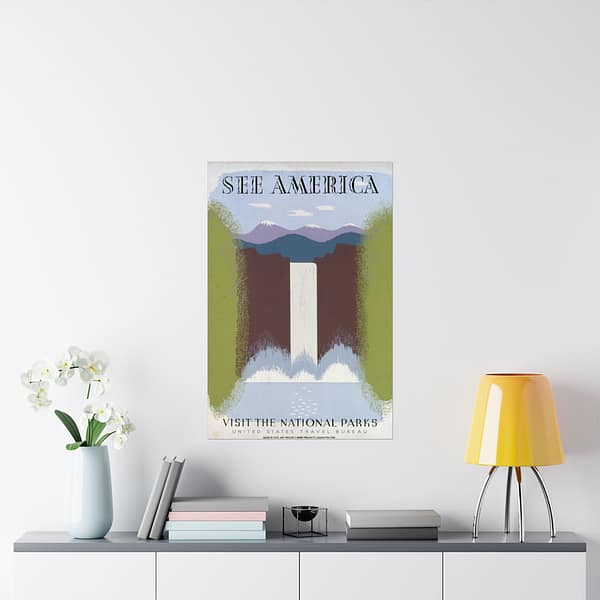 15311832505261832420_2048-1.jpeg See America, Visit the National Parks – Works Progress Administration (c. 1930s) – Vintage Travel Poster Print