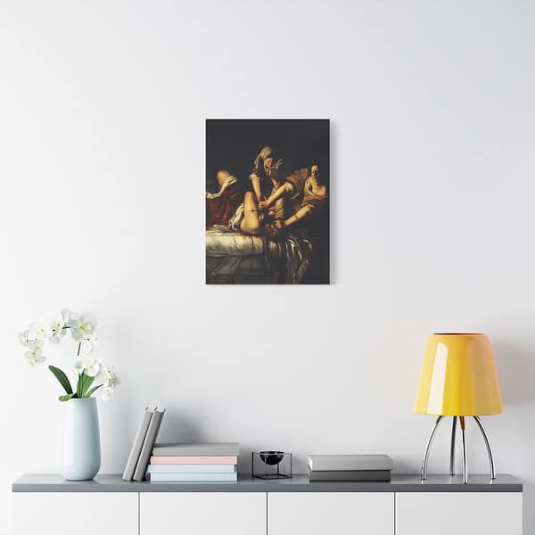 15416763887391088676_2048-1.jpeg Judith Slaying Holofernes – Artemisia Gentileschi (c. 1612-1613) – Classical Canvas Print