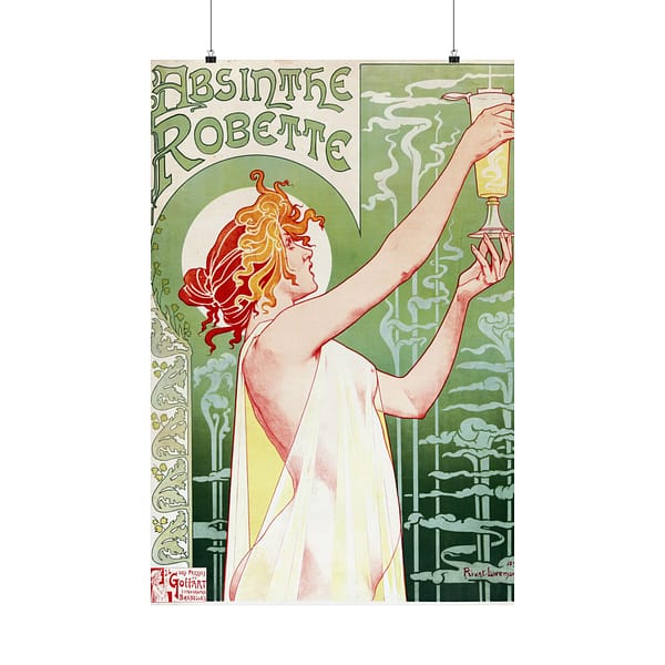 15549847131848529343_2048-1.jpeg Absinthe Robette ad – Henri Privat-Livemont (1896) – Art Nouveau Poster Print