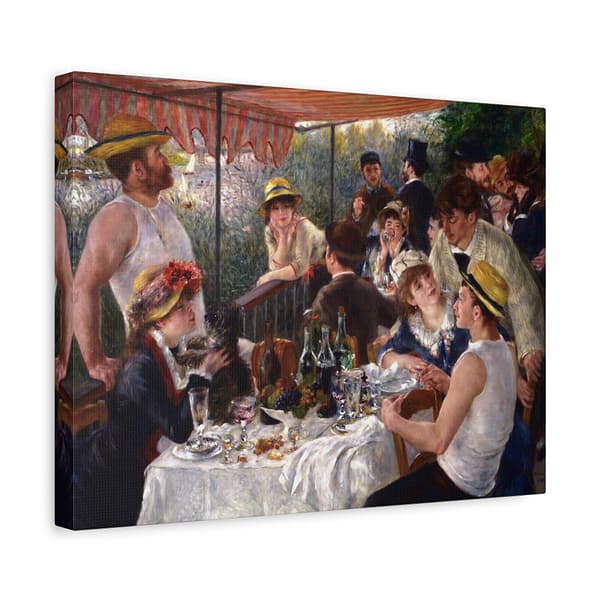 15553807734809489093_2048-1.jpeg Luncheon of the Boating Party – Pierre-Auguste Renoir (c. 1880-81) – Impressionist Canvas Print