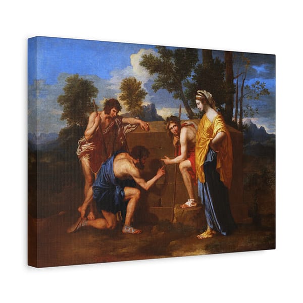 15593659847247835576_2048-1.jpeg The Arcadian Shepherds (Et in Arcadia Ego) – Nicolas Poussin (c. 1637-38) – Classical Canvas Print