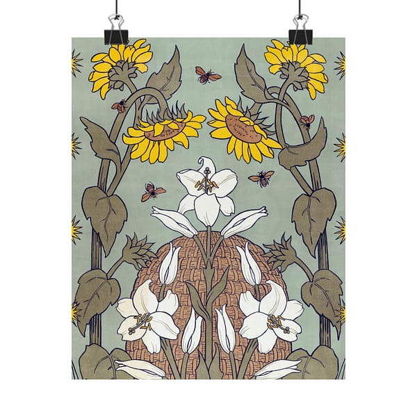 15825161496457794571_2048-1.jpeg Bees and Beehive – Suze Fokker (1898) – Art Nouveau Poster Print