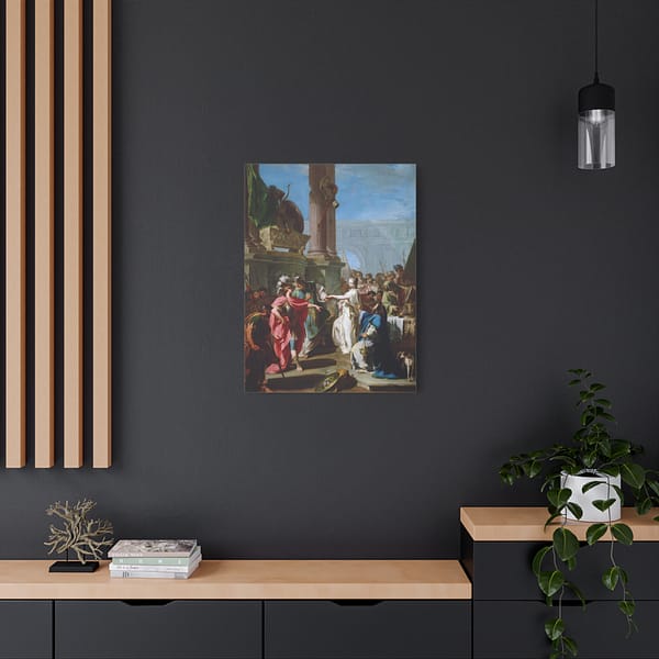 15831145388728787498_2048-1.jpeg The Sacrifice of Polyxena – Giovanni Battista Pittoni (c. 1733-34) – Classical Canvas Print