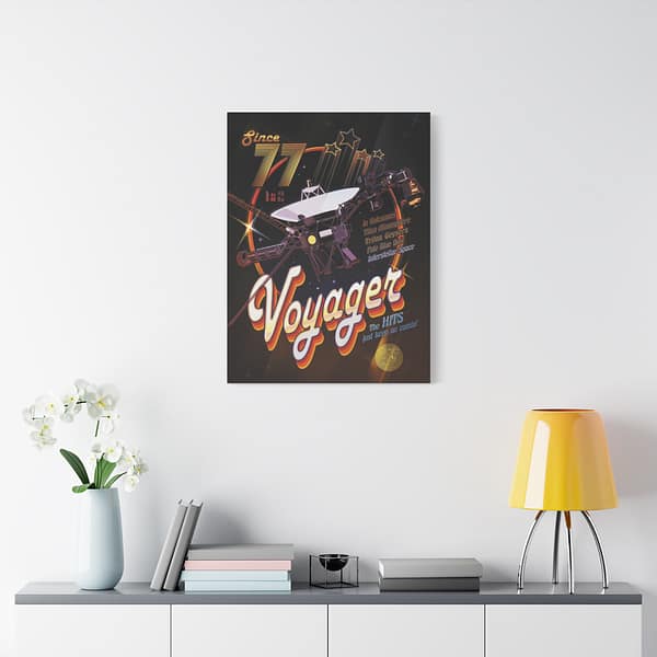 15836101532644246328_2048-1.jpeg Voyager ‘77 – NASA Disco-themed Art – Space Age Canvas Print