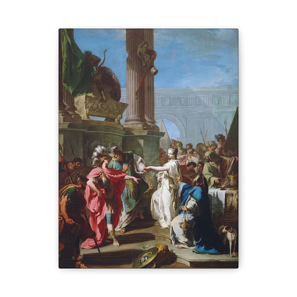 15907758783929947507_2048-1.jpeg The Sacrifice of Polyxena – Giovanni Battista Pittoni (c. 1733-34) – Classical Canvas Print
