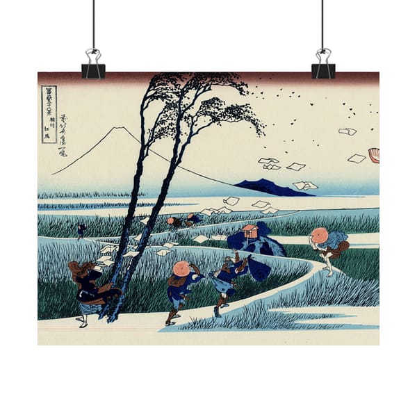 16004764931118560856_2048-1.jpeg Ejiri in Suruga Province (Sunshu Ejiri) – Katsushika Hokusai (c. 1830-32) – Japanese Woodblock Poster Print