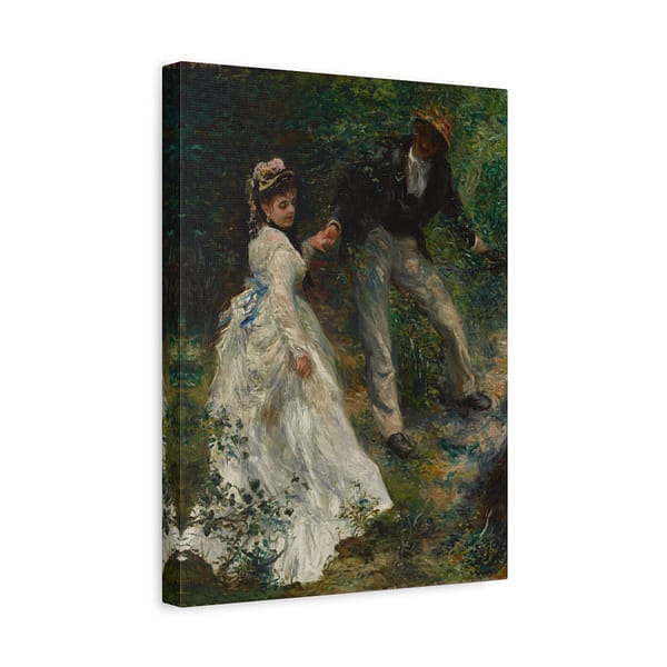 16153118478918326018_2048-1.jpeg La Promenade – Pierre-Auguste Renoir (1870) – Impressionist Canvas Print