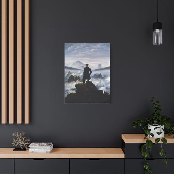 16214480518165349070_2048-1.jpeg The Wanderer Above the Sea of Fog – Caspar David Friedrich (1818) – Classical Canvas Print