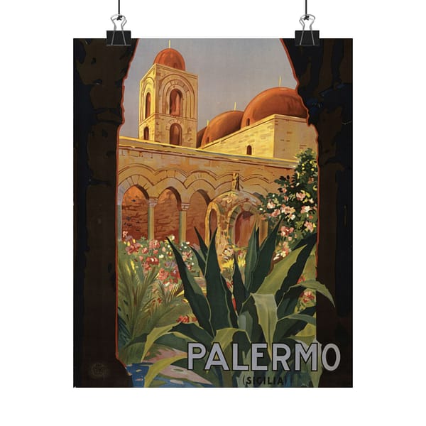 16515613084208424886_2048-2.jpeg Palermo, Sicilia (Sicily) – ENIT Italian National Tourist Board (c. 1920) – Vintage Travel Poster Print