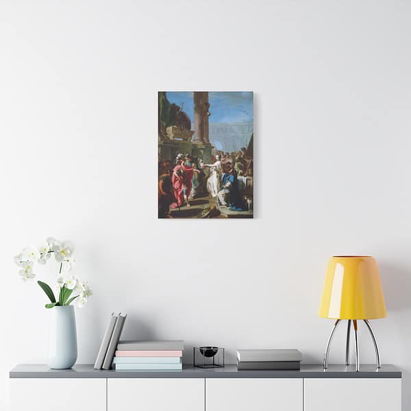 16611570574530687672_2048-1.jpeg The Sacrifice of Polyxena – Giovanni Battista Pittoni (c. 1733-34) – Classical Canvas Print