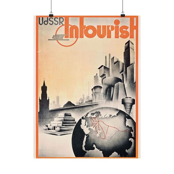 1706936685148346931_2048-1.jpeg UdSSR – Intourist (1935) – Vintage Travel Poster Print