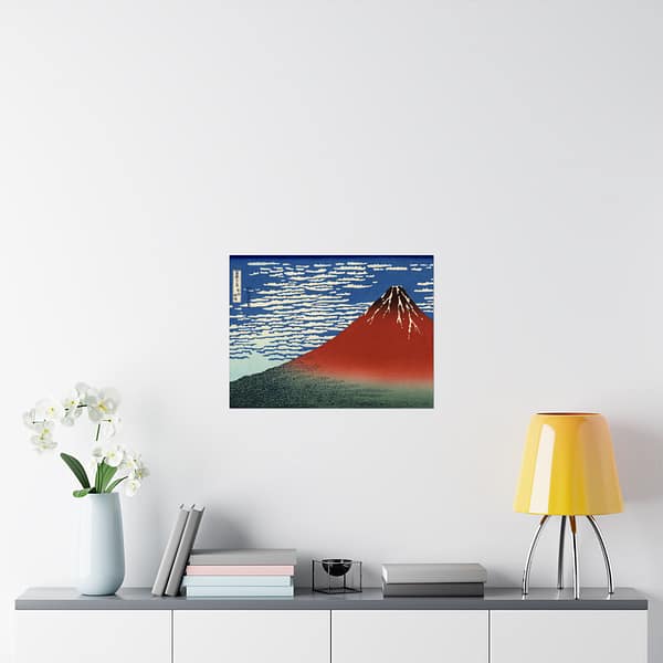 17170692329269717384_2048-1.jpeg Red Fuji (South Wind, Clear Sky) – Katsushika Hokusai (c. 1830-32) – Japanese Woodblock Poster Print