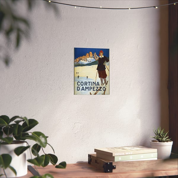 17244324877612545662_2048-1.jpeg Cortina d’Ampezzo, Italy – ENIT Italian National Tourist Board (c. 1920) – Vintage Travel Poster Print