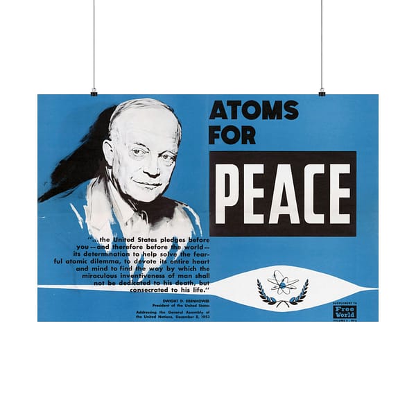 17332188917493539204_2048-1.jpeg Atoms for Peace – Free World Magazine (c. 1950s) – Atomic Age Poster Print