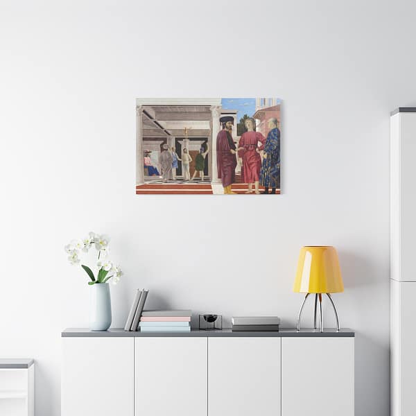 17646944799142150276_2048-1.jpeg The Flagellation of Christ – Piero della Francesca (c. 1455-1460) – Renaissance Canvas Print