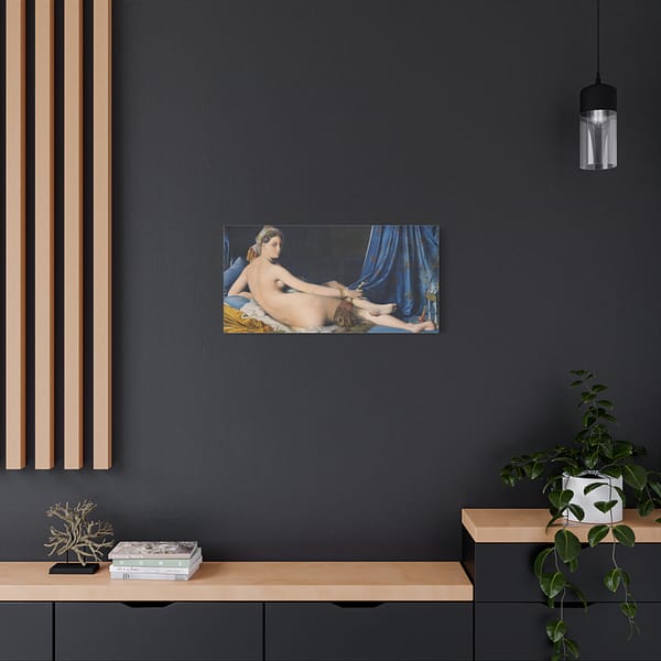 17726114589814644789_2048-2.jpeg La Grande Odalisque – Jean-Auguste-Dominique Ingres (1814) – Classical Canvas Print