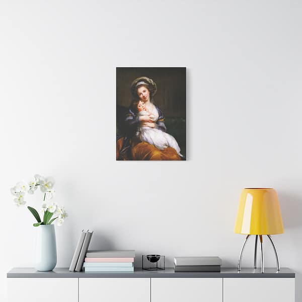 17903190516700470085_2048-1.jpeg Self-Portrait with Julie (Maternal Tenderness) – Élisabeth Vigée Le Brun (1787) – Classical Canvas Print