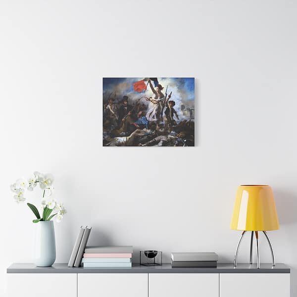17932578831126416705_2048-1.jpeg Liberty Leading the People – Eugene Delacroix (1830) – Classical Canvas Print