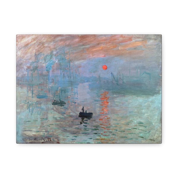 18230217981994959122_2048-1.jpeg Impression, Sunrise – Claude Monet (1872) – Impressionist Canvas Print