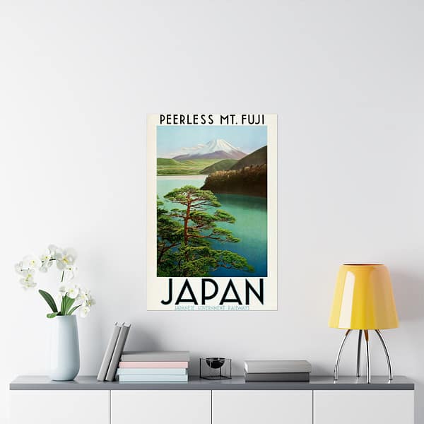 18239087010110564268_2048-1.jpeg Peerless Mt. Fuji – Japanese Government Railways (c. 1930s) – Vintage Travel Poster Print