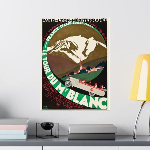 18400623097780506289_2048-1.jpeg Le Tour du Mt. Blanc – Roger Broders (1927) – Vintage Travel Poster Print