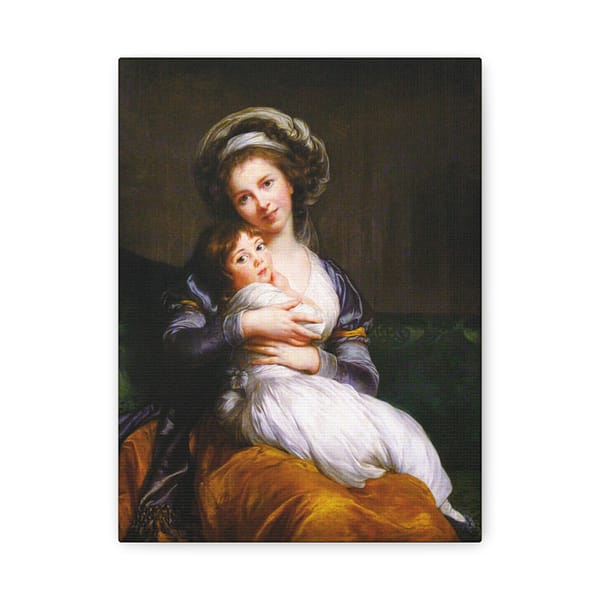 1917536807906745233_2048-1.jpeg Self-Portrait with Julie (Maternal Tenderness) – Élisabeth Vigée Le Brun (1787) – Classical Canvas Print