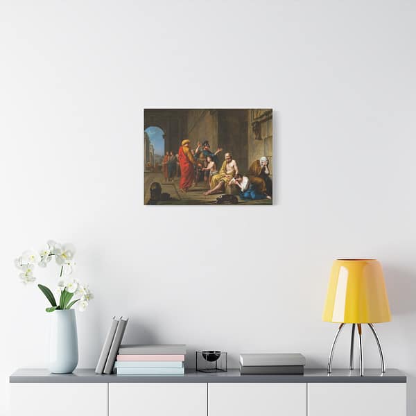 1928866007058090600_2048-1.jpeg Belisarius Begging for Alms – Nicolas-René Jollain (1767) – Classical Canvas Print
