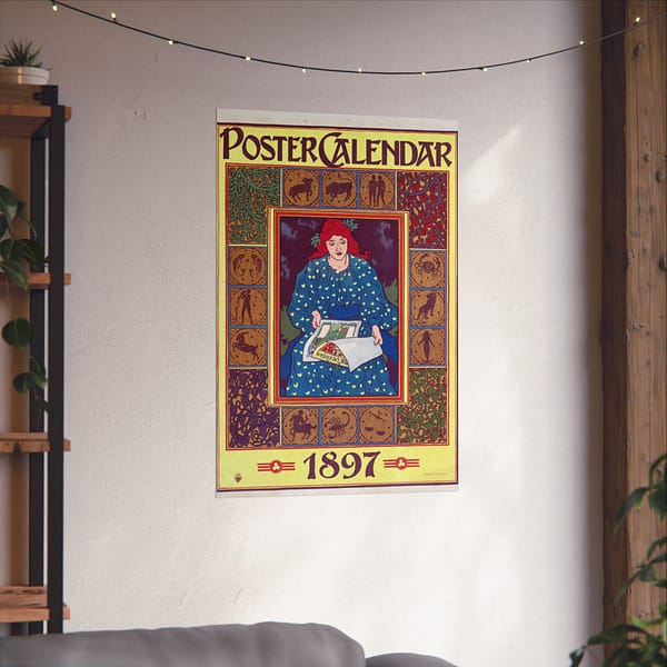 2004543544163760245_2048-1.jpeg Poster Calendar – Louis John Rhead (1897) – Art Nouveau Poster Print