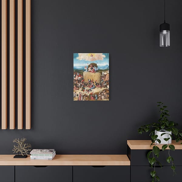219062963617472344_2048-1.jpeg The Haywain Triptych (central panel) – Hieronymus Bosch (c. 1510) – Renaissance Canvas Print