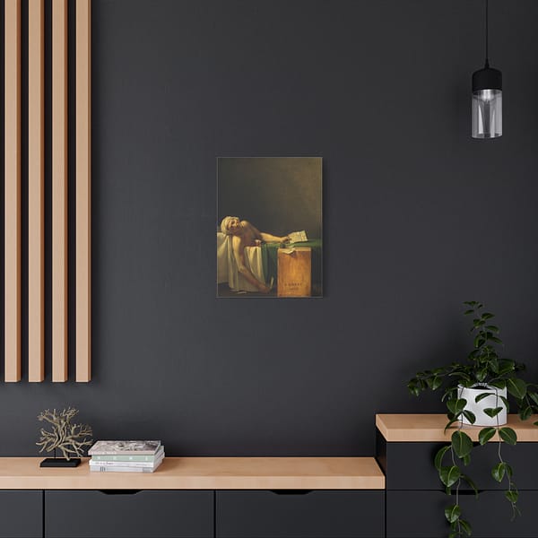 2529466277402375348_2048-1.jpeg The Death of Marat – Jacques-Louis David (1793) – Classical Canvas Print