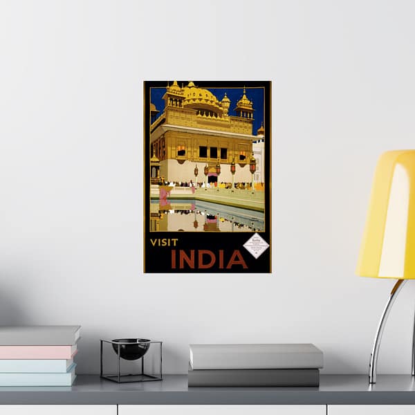 2591318383860646677_2048-2.jpeg Visit India – India State Railways Bureau (c. 1935) – Vintage Travel Poster Print