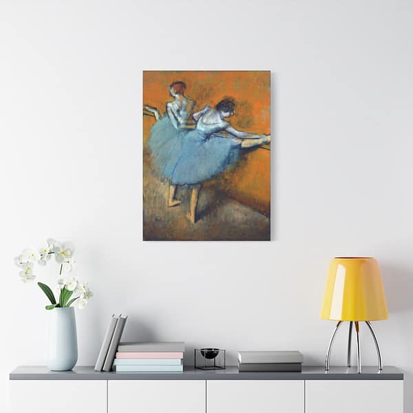 2813514539571217378_2048-1.jpeg Dancers at the Barre – Edgar Degas (c. 1900) – Impressionist Canvas Print
