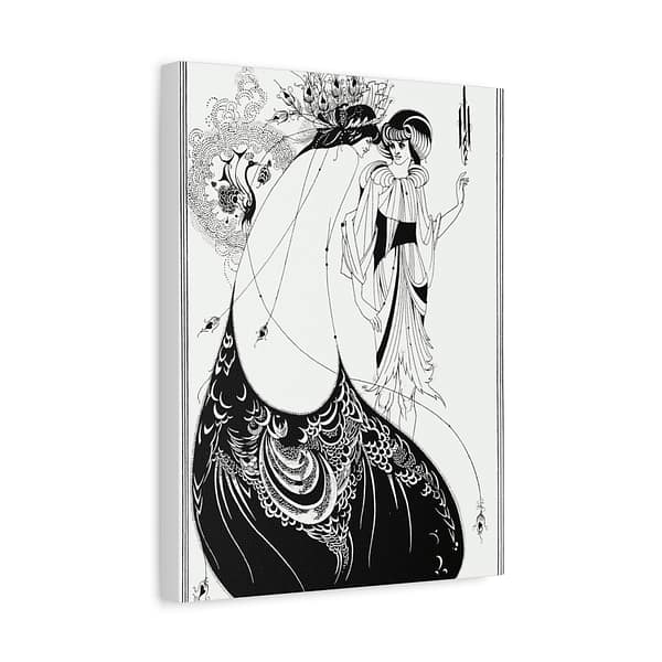 2935183171924837572_2048.jpeg Aubrey Beardsley – The Peacock Skirt (1893) – Art Nouveau Canvas Print