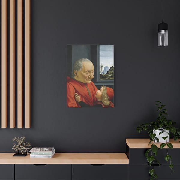 2936885719964306018_2048-1.jpeg An Old Man and His Grandson – Domenico Ghirlandaio (c. 1490) – Renaissance Canvas Print