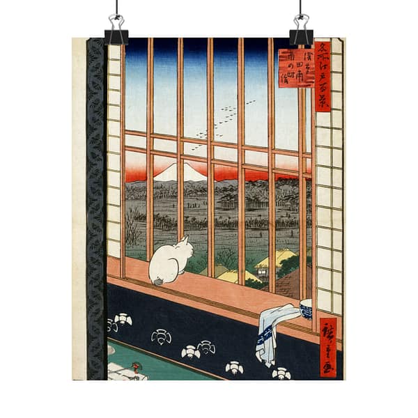 3462597593838782129_2048-1.jpeg Asakusa Ricefields and Torinomachi Festival – Utagawa Hiroshige (1857) – Japanese Woodblock Poster Print