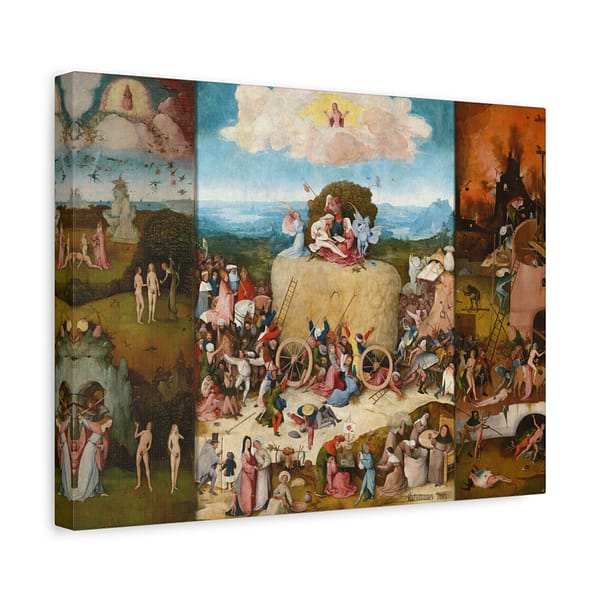 3553419256453032498_2048-1.jpeg The Haywain Triptych – Hieronymus Bosch (c. 1510) – Renaissance Canvas Wall Art