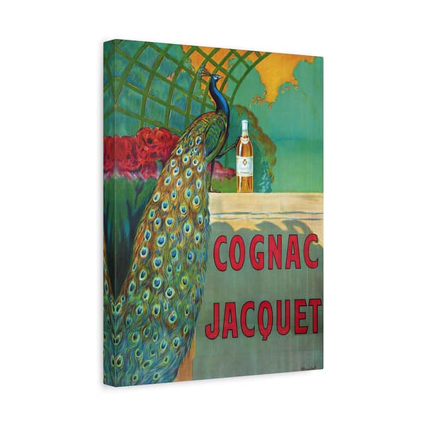 3678340817366161947_2048-1.jpeg Cognac Jacquet Peacock – Camille Bouchet – Art Nouveau Canvas Print