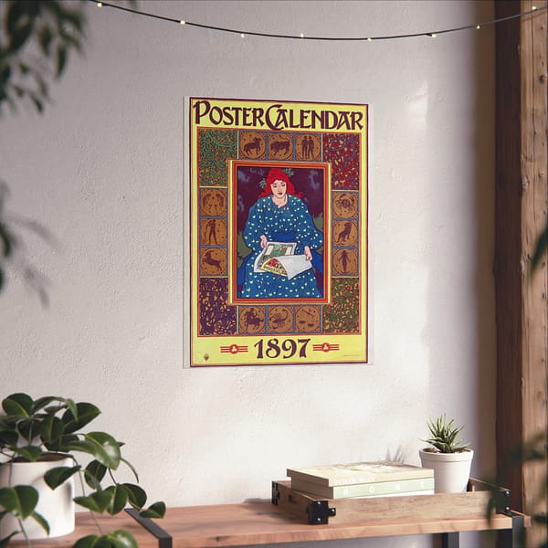 3691434513887471312_2048-1.jpeg Poster Calendar – Louis John Rhead (1897) – Art Nouveau Poster Print
