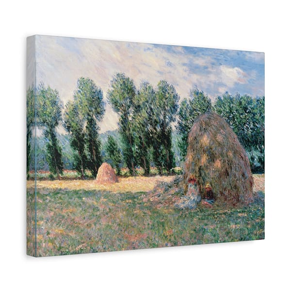 3777449944094025114_2048-1.jpeg Haystacks – Claude Monet (1885) – Impressionist Canvas Print