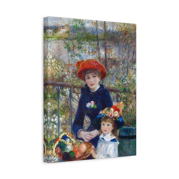4094991104215964366_2048-1.jpeg Two Sisters (On the Terrace) – Pierre-Auguste Renoir (1881) – Impressionist Canvas Print