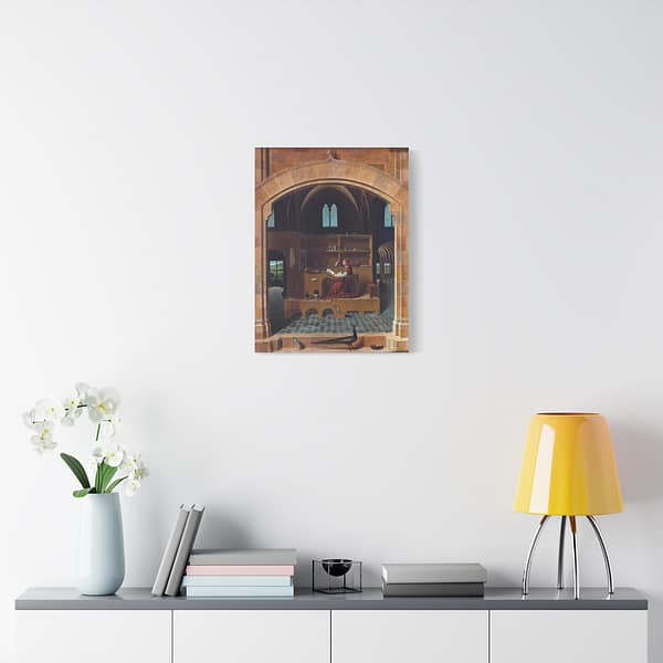 4329081408742889885_2048-1.jpeg Saint Jerome in His Study – Antonello da Messina (c. 1475) – Renaissance Canvas Print