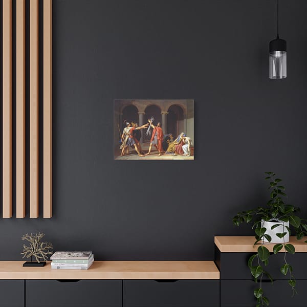 4830618394422120122_2048-1.jpeg Oath of the Horatii – Jacques-Louis David (1784) – Classical Canvas Print