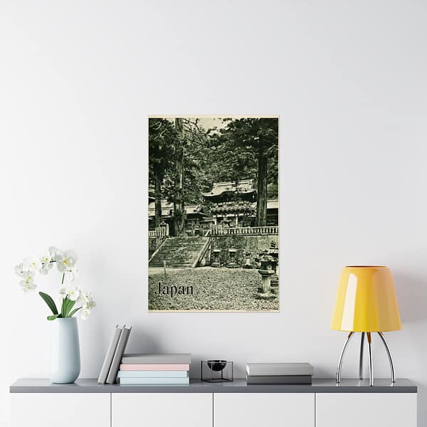 4898821691923944442_2048-1.jpeg Toshogu Shrine, Nikko – Japanese Government Railways (c. 1936) – Vintage Travel Poster Print