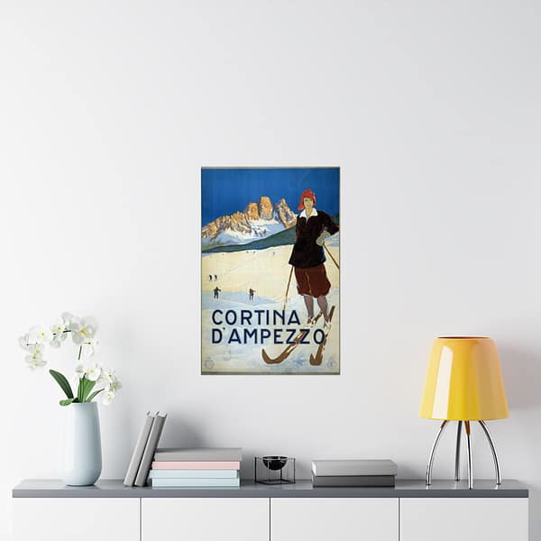 4929255955477622012_2048-1.jpeg Cortina d’Ampezzo, Italy – ENIT Italian National Tourist Board (c. 1920) – Vintage Travel Poster Print
