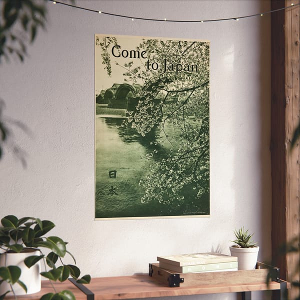 4969052089490343394_2048-1.jpeg Come to Japan – Japanese Government Railways (c. 1936) – Vintage Travel Poster Print