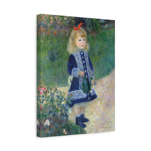 4983332541597809169_2048-1.jpeg A Girl With a Watering Can – Pierre-Auguste Renoir (1876) – Impressionist Canvas Print