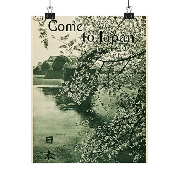 5041710586992555808_2048-1.jpeg Come to Japan – Japanese Government Railways (c. 1936) – Vintage Travel Poster Print