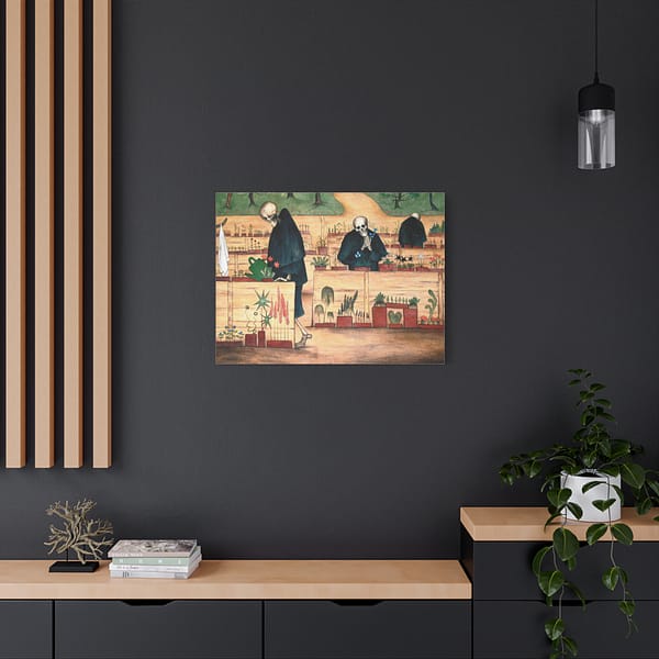 5118412090795723674_2048-1.jpeg Garden of Death fresco at Tampere Cathedral – Hugo Simberg (1906) – Renaissance Style Canvas Print
