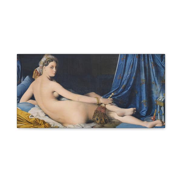 5145184949540531233_2048-2.jpeg La Grande Odalisque – Jean-Auguste-Dominique Ingres (1814) – Classical Canvas Print