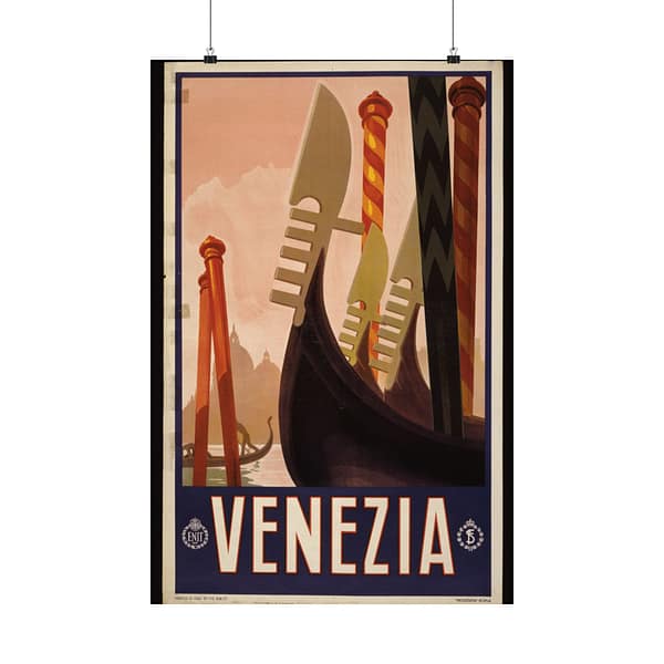 5180044623563515866_2048-1.jpeg Venezia (Venice), Italy – ENIT Italian National Tourist Board – Vintage Travel Poster Print